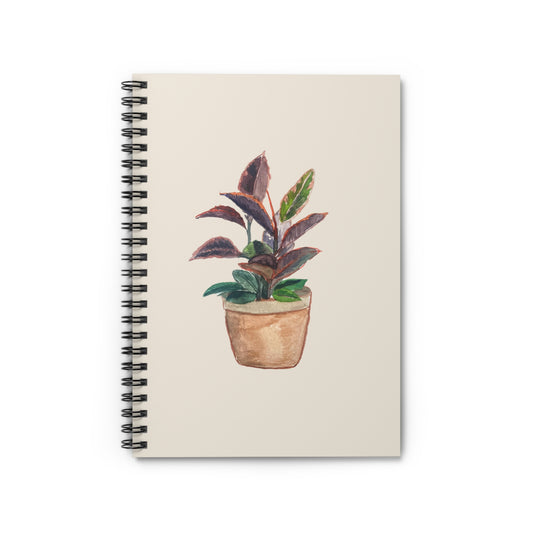 Plant Spiral Notebook - Ruled Line