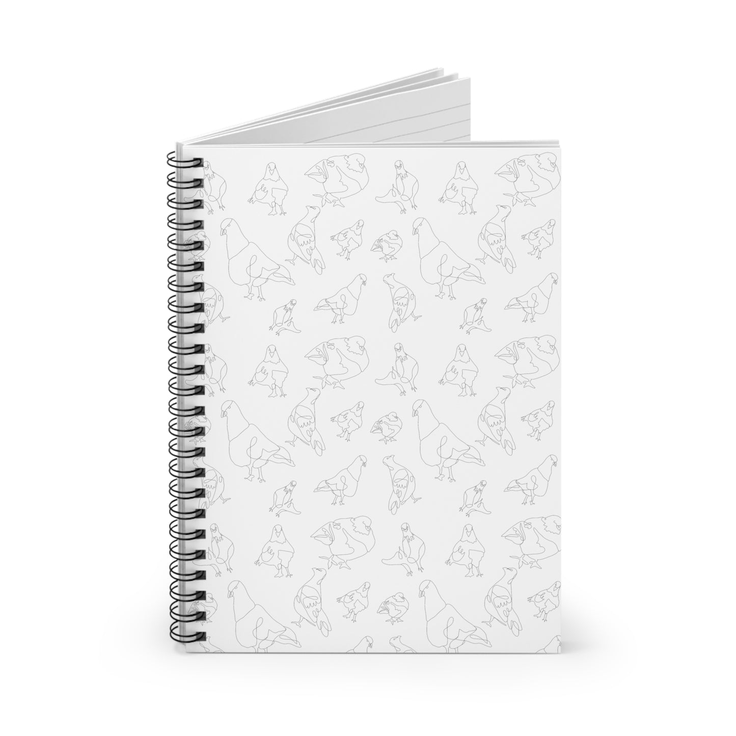 Pigeon Spiral Notebook - Ruled Line