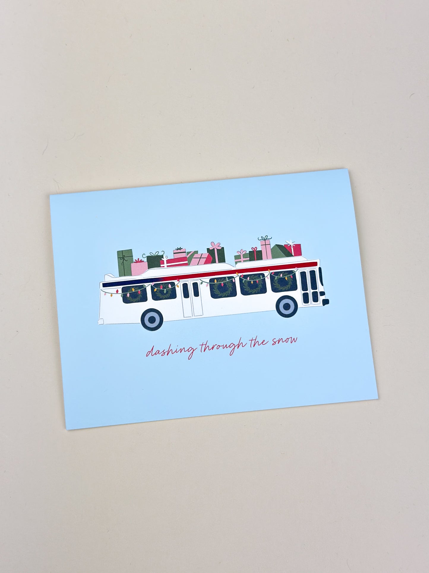 Septa Philly Christmas Card