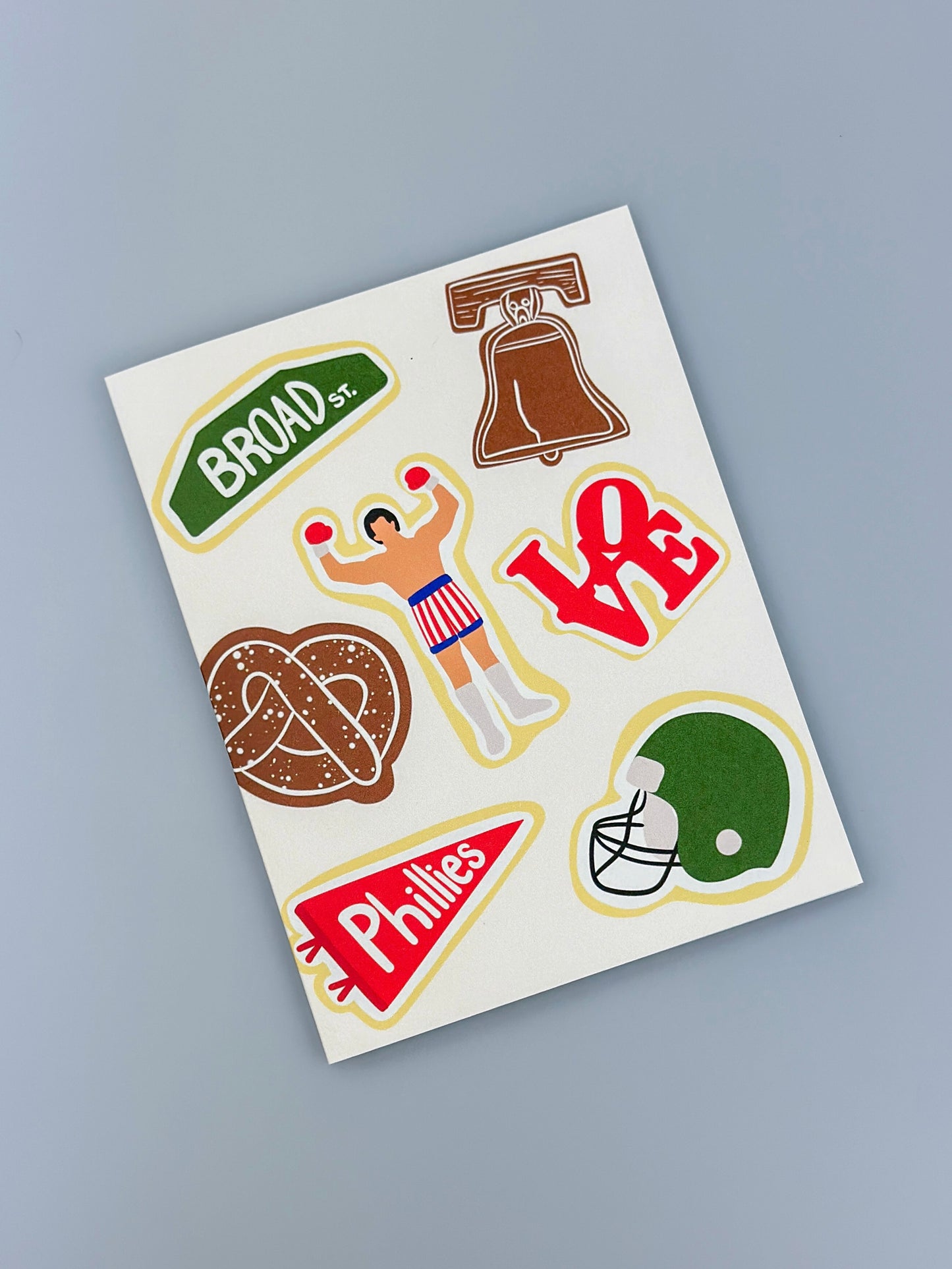 Philly Christmas Cookie Card