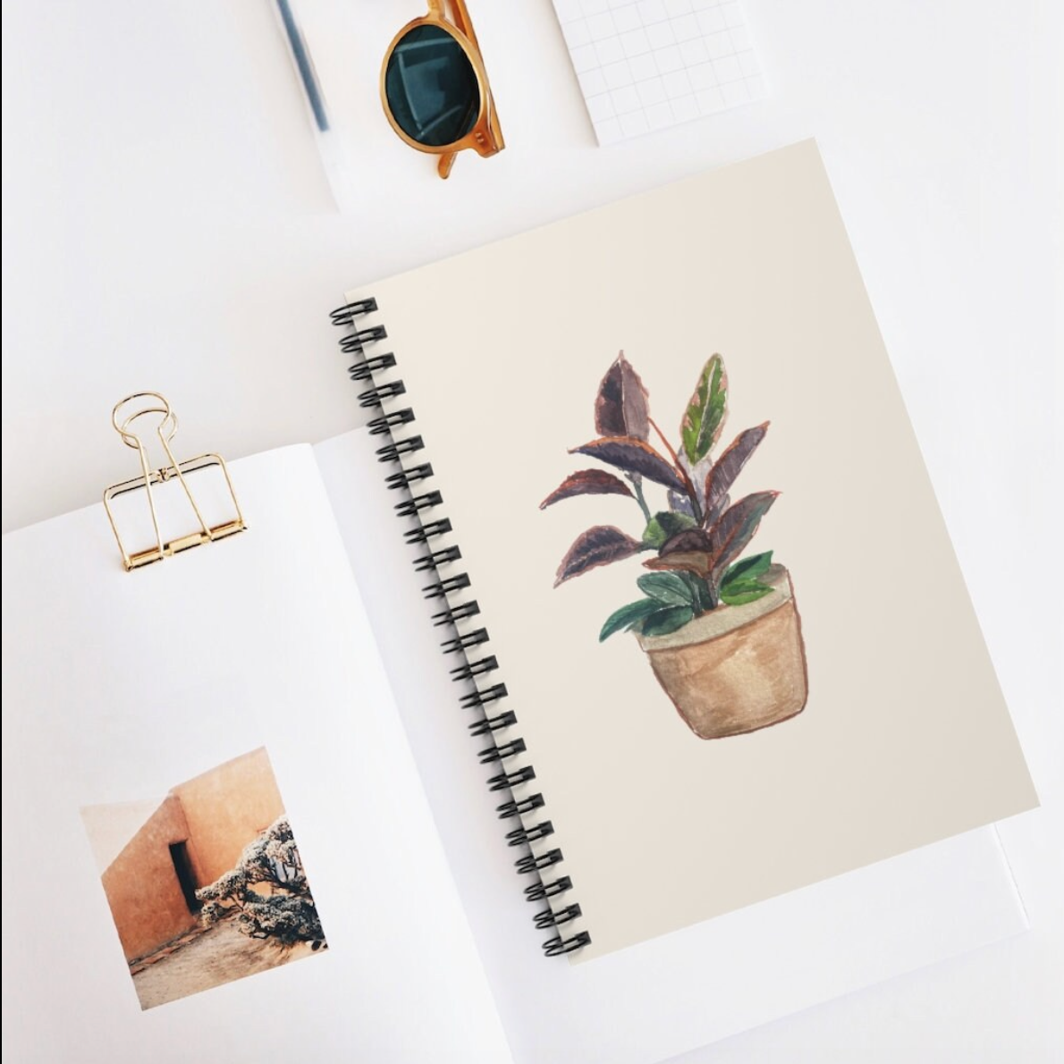 Plant Spiral Notebook - Ruled Line