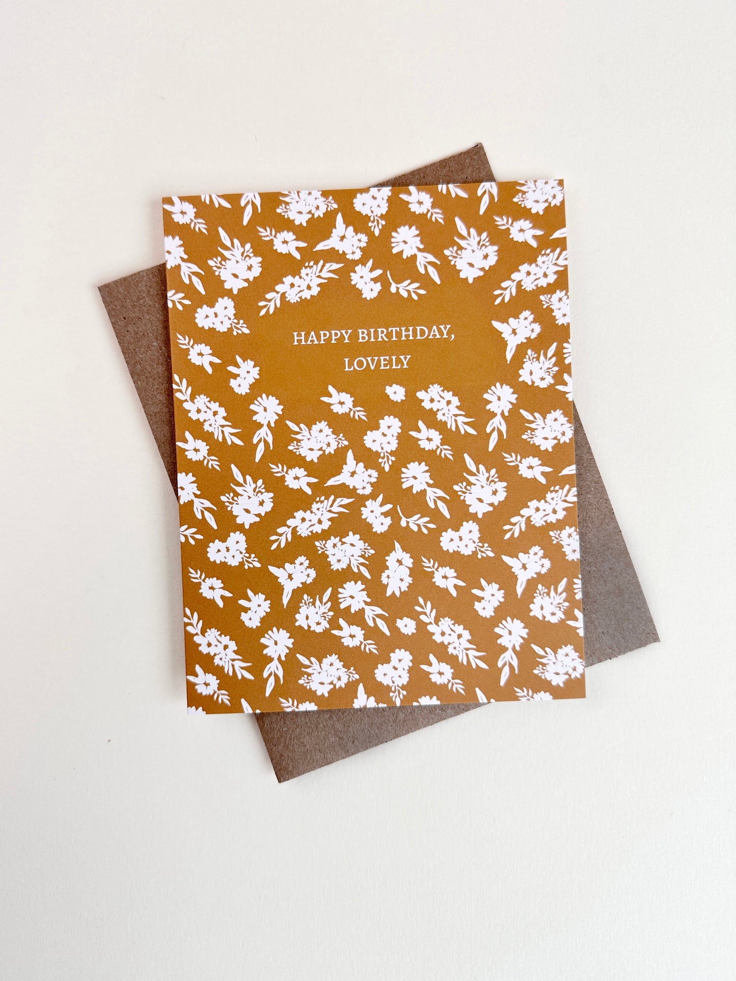 Happy Birthday, Lovely - Floral Birthday Card