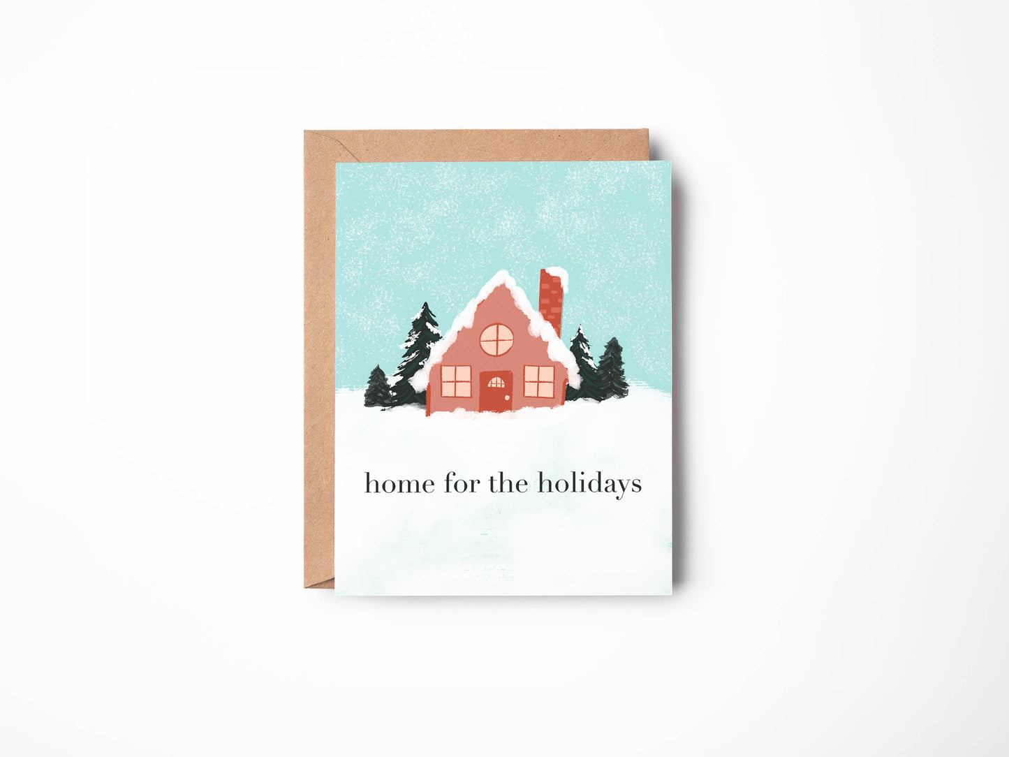 Home for the Holidays Greeting Card - Holiday Card - Christmas Card