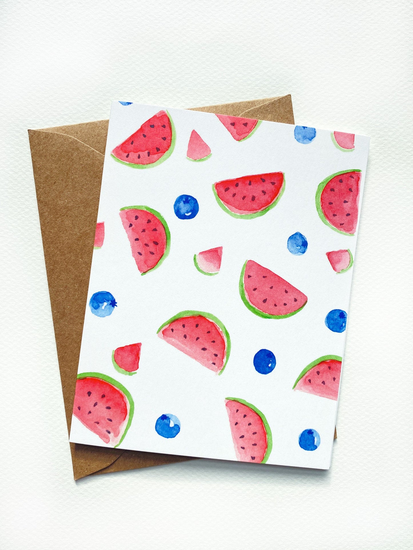 Everyday Fruit Notecard set - 8 pk Folded Notecard - Eco-Friendly Cards