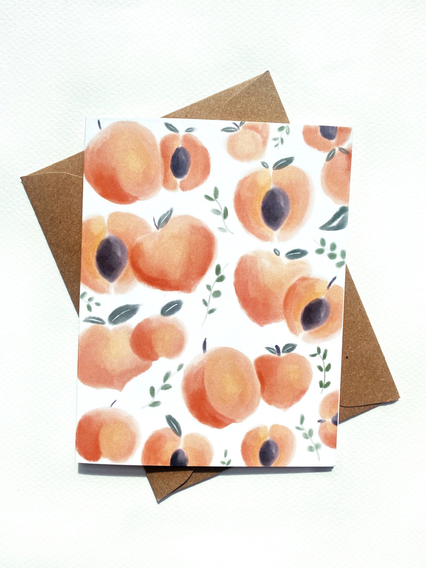 Everyday Fruit Notecard set - 8 pk Folded Notecard - Eco-Friendly Cards