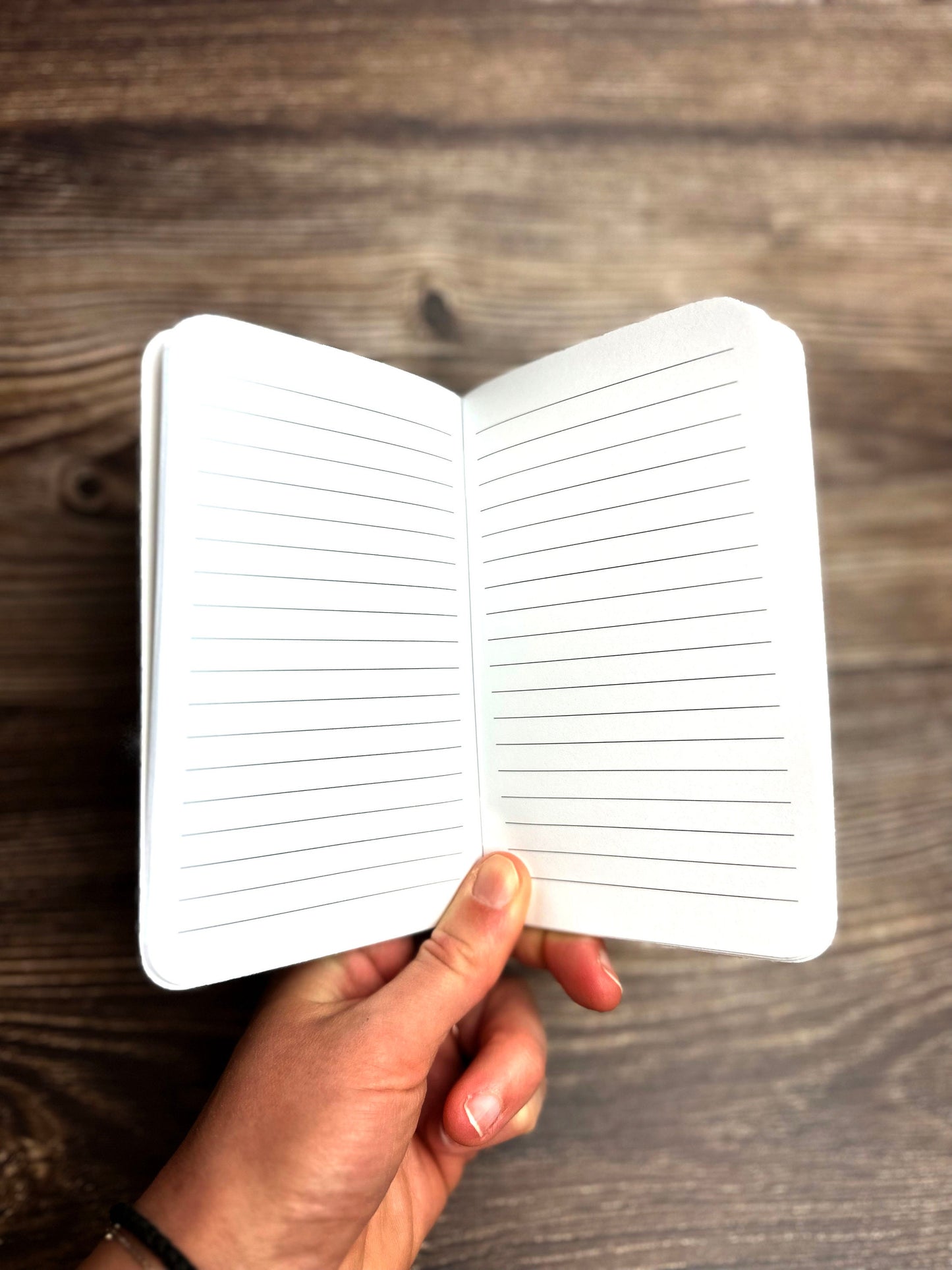 Modern Floral Pocket Notebook - Mini Journal - Lined notebook - Field Notes
