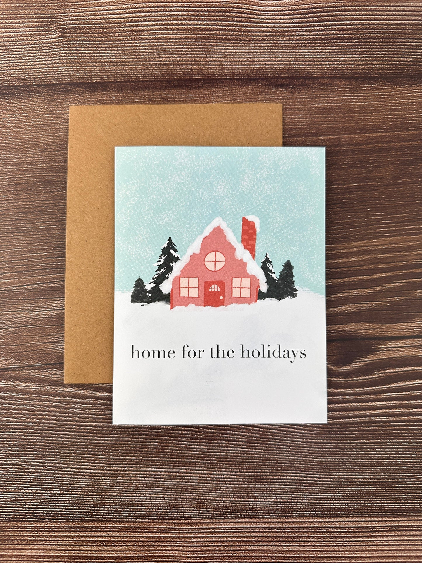Home for the Holidays Greeting Card - Holiday Card - Christmas Card