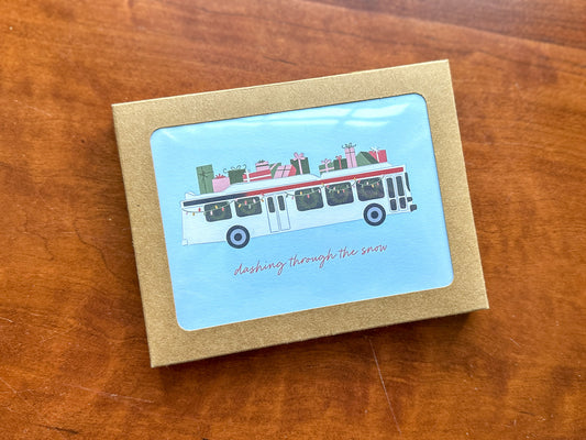 Septa Philly Christmas Card Set (5 pack)