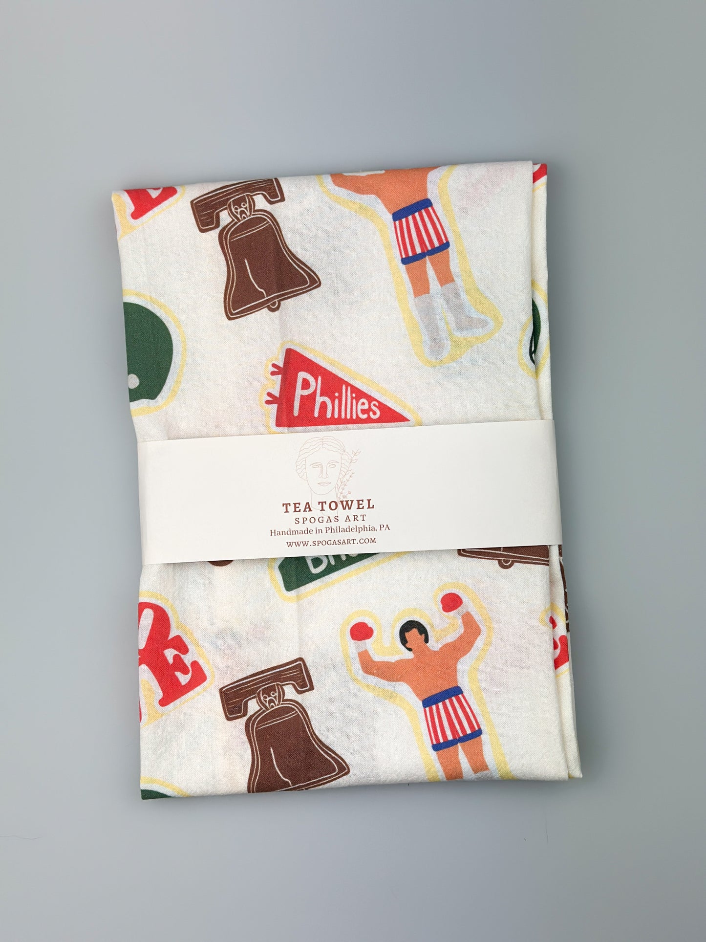 Philly Christmas Cookie Tea Towel