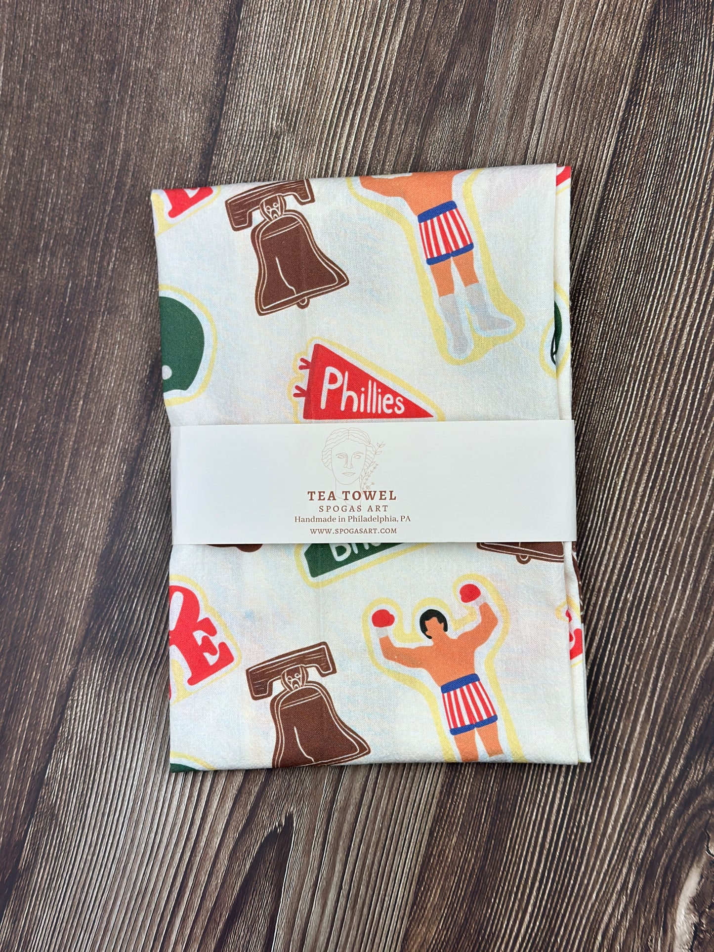 Philly Christmas Cookie Tea Towel