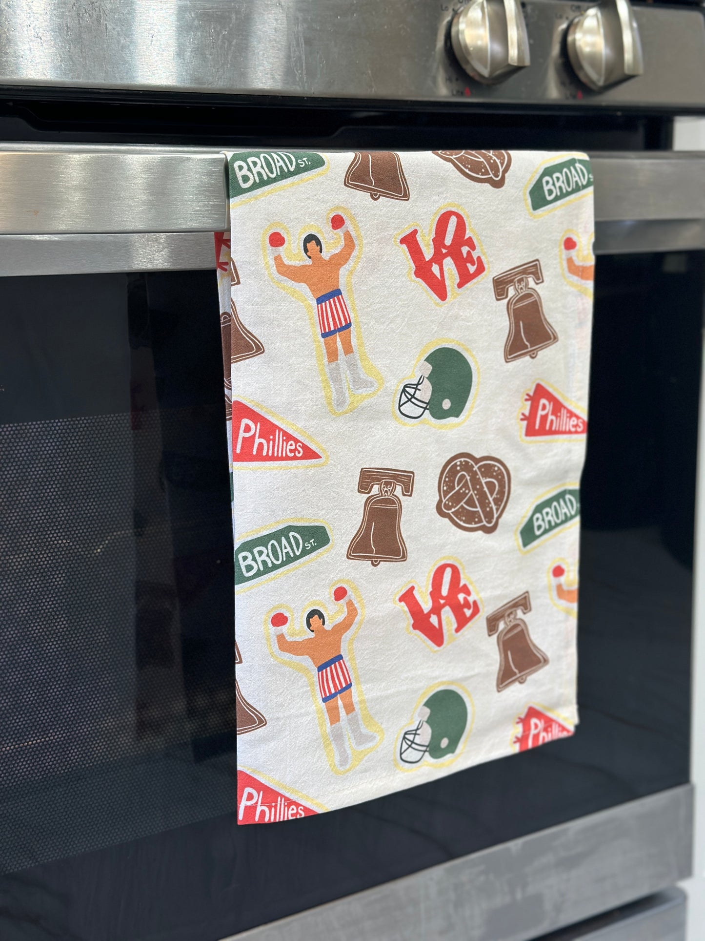 Philly Christmas Cookie Tea Towel