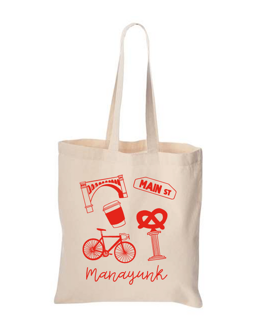 Manayunk Philly Tote Bag