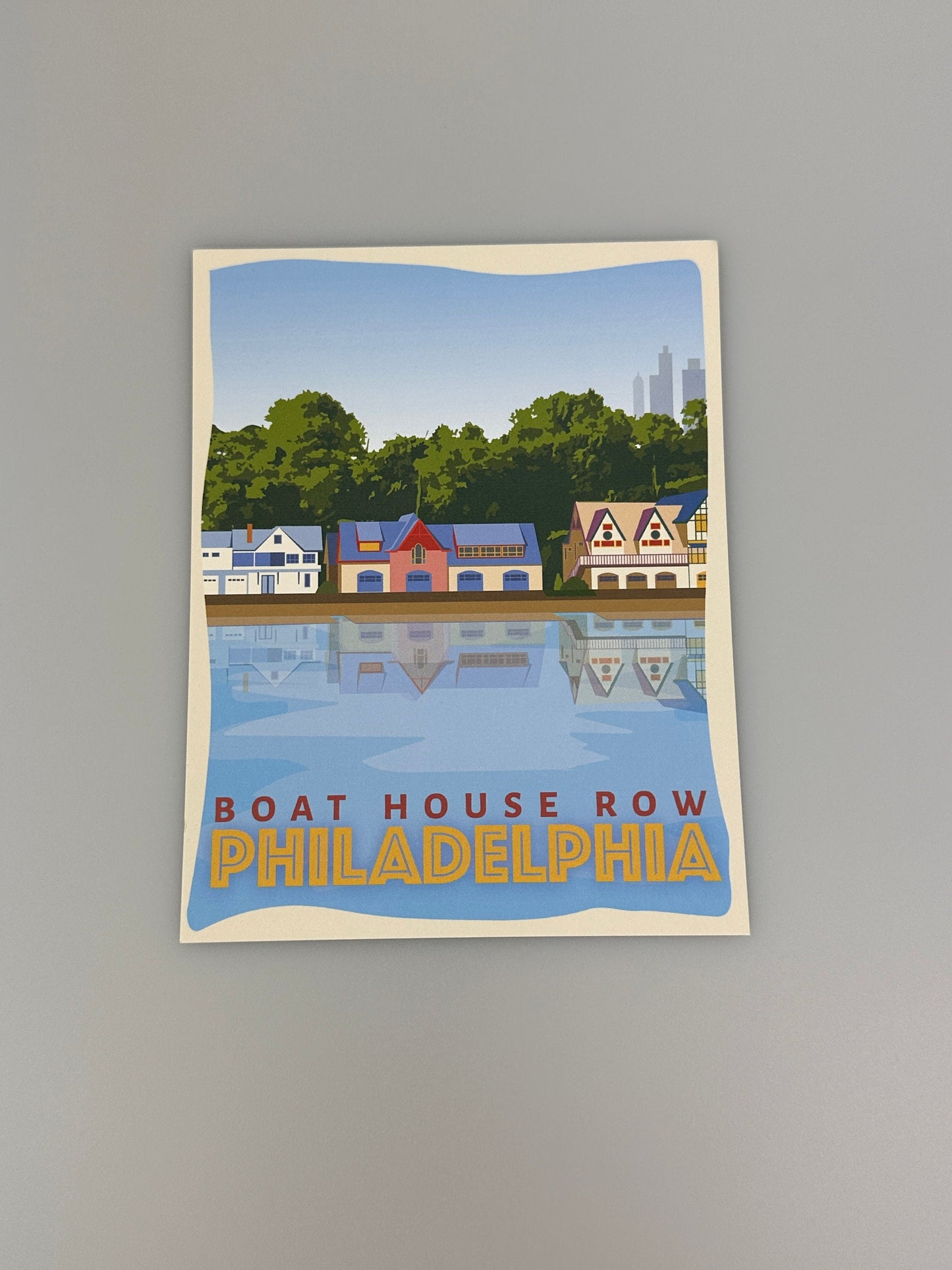 Philly Art Print 8x10 - Boathouse Row - Boathouse Row print